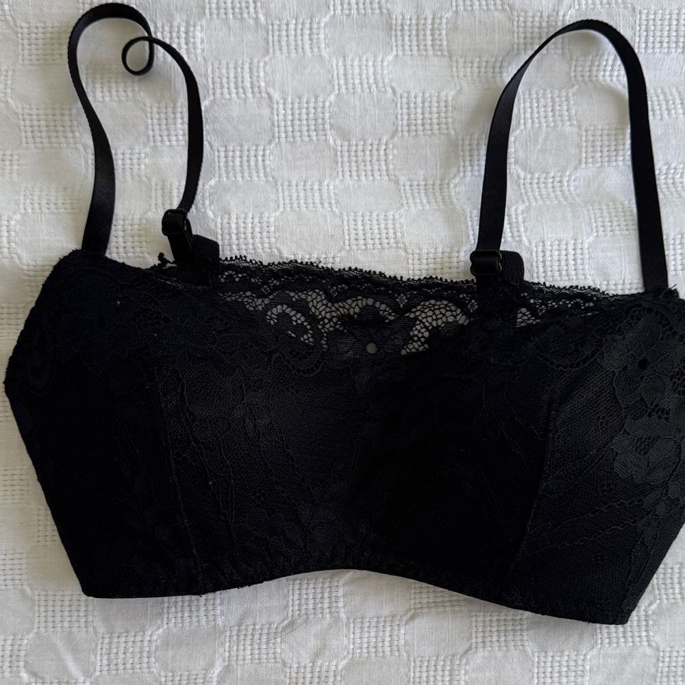 Elegant Black Lace Bralette